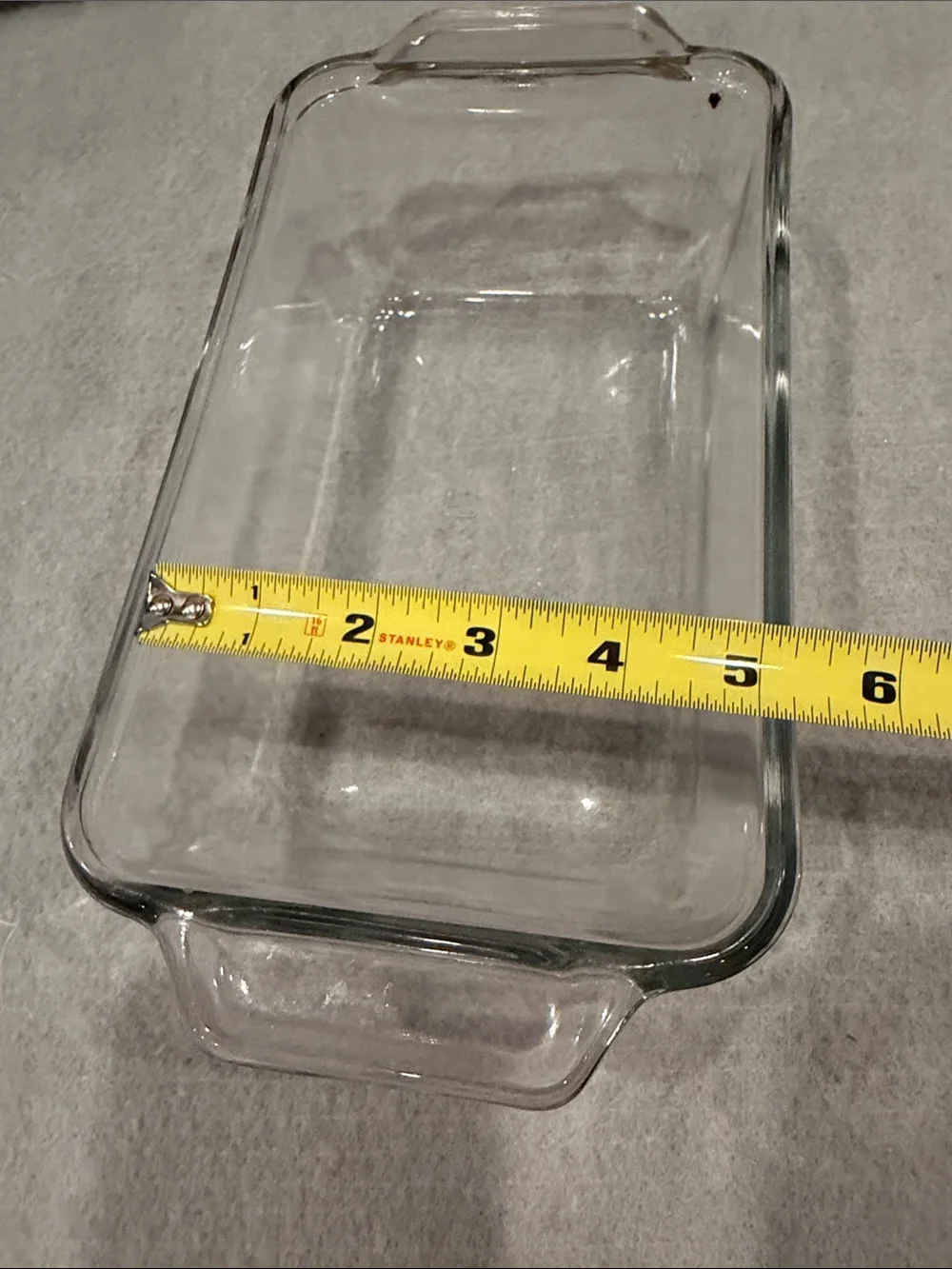 Anchor Hocking Clear Glass Large Loaf Pan with Side Handles